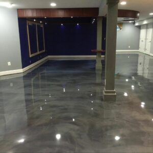 Epoxy residential floor